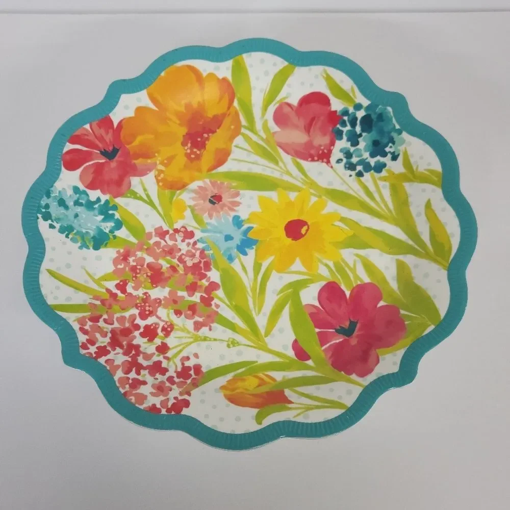 The Pioneer Woman Sunny Days Dinner Plate dish dinnerware AQUA 10.7 Replacement